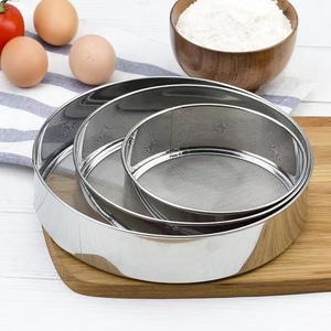 Tamis à farine en acier inoxydable 304 de haute qualité à mailles fines pour la <span class=keywords><strong>pâtisserie</strong></span> professionnelle et les ustensiles de cuisine - Product Image 2