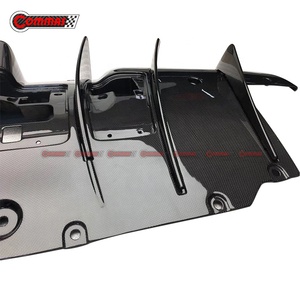 Rear <b>Diffuser</b> Lip Dry Carbon Fiber OEM Style <b>Car</b> Auto Parts Rear Lip For Ferrari 488 - Product Image 6