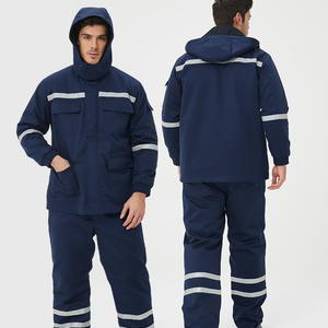 Traje de Trabajo Ignífugo Xk2023 D004, Estilo Completo, 100% Algodón, para Trabajadores Químicos, Metalúrgicos y Petroleros - Product Image 3