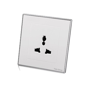 Prise murale AC 110V~250V 5 pôles, prise standard britannique avec panneau tactile, 10A, matériau PC, reconnue à l'international - Product Image 5