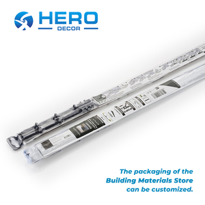 Perfil de Transición para Piso de Aleación de Aluminio con Acabado de Madera, Ecológico, Duradero <span class=keywords><strong>y</strong></span> Personalizable de Fábrica, Marca Hero Metal Tile Threshold - Product Image 3