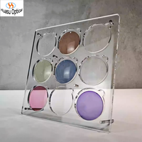 Présentoir de lentilles optiques vitrine vitrine acrylique Transparent équipement de présentoir de lentilles de lunettes de haute qualité