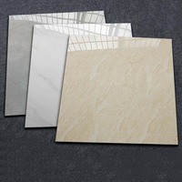 Carreaux de sol en porcelaine de Foshan 600x600, carreaux de sol intérieurs gris, motif marbre, antidérapants, émaillés, carreaux de sol 60x60