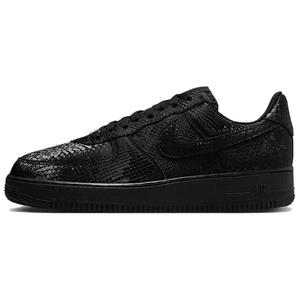 Zapatillas Nike <span class=keywords><strong>Air</strong></span> <span class=keywords><strong>Force</strong></span> <span class=keywords><strong>1</strong></span> Low Top para <span class=keywords><strong>hombre</strong></span>, color negro, parte superior sintética transpirable, suela de goma - Product Image 1