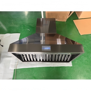 36 Inch 1000m/hr Electric <b>Kitchen</b> Cooker Hood Touch Screen Control Auto <b>Timer</b> Baffle Filter Stainless Steel Household Commercial - Product Image 3