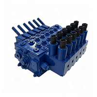 Vanne proportionnelle hydraulique à commande précise, vanne sectionnelle à détection de charge pour plateforme de travail aérienne 12V 24V