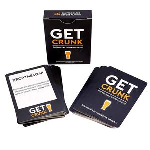 Jeu de cartes en état d'ébriété avec impression personnalisée, plateau pour couples, jeux de cartes à boire pour adultes avec boîte - Product Image 1