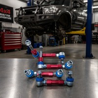 Kit de biellettes de stabilisation réglables pour Tank 300 Great Wall Cannon, 4 pièces avant et arrière, en aluminium rouge, pour SUV 4x4 tout-terrain