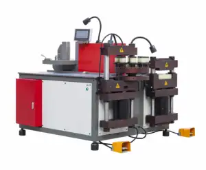 Two-Layer Operation Cnc Copper Busbar Processing Making Automatic Bending Machine Portable Busbar Machine