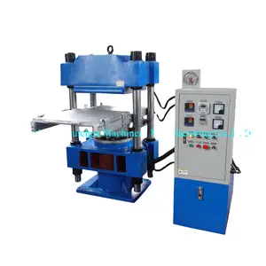 Mesin cetakan tekan panas lembaran plastik pembuatan sampel tipe Dumbbell dan mesin penekan
