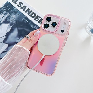 <span class=keywords><strong>Funda</strong></span> Magnética Translúcida con Degradado de Color para <span class=keywords><strong>iPhone</strong></span> Air 16 15 <span class=keywords><strong>14</strong></span> 13 12 11 17 Pro Max, Carga Inalámbrica, Alta Calidad - Product Image 5