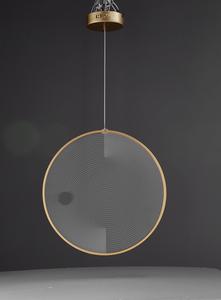 European Round Indoor Lighting Decoration LED pendant Light Golden LED Chandelier - Product Image 4