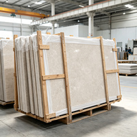Dalle de pierre frittée blanc cassé Pompeii 1200x2700mm 6mm, carrelage en porcelaine mat pour la rénovation des murs et sols de cuisine et salle de bain
