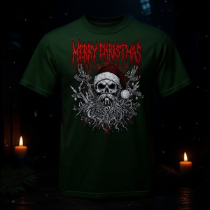 Camiseta de Metal Pesado con Diseño de Parodia de Santa Claus, para Navidad, Unisex, Talla Adulto - Product Image 3