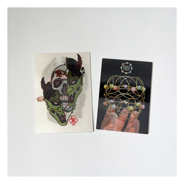 High Quality Custom Anime Waterproof Motion Lenticular Sticker 3D Sticker With Lenticular Picture