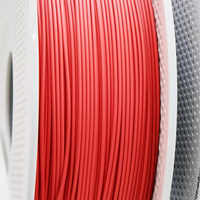 Nouveau Filament PLA Mat Original BambooLab 2026 1,75 mm Rouge Sanguin Mat (11200) Impression Facile AMS Bambu Lab X1 A1 P1 P2 H2D H2C