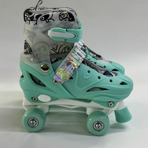 Patins à roulettes en ligne pour enfants, débutants et professionnels, style freestyle et artistique, double rangée, coque en PVC, plastique, pour le dropshipping transfrontalier - Product Image 2