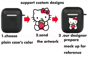 Étui de protection personnalisé en TPU écologique et imperméable pour accessoires d'écouteurs <span class=keywords><strong>Pro</strong></span> 2 - Product Image 2