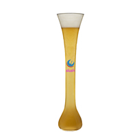 Gobelets à bière belge Pauwel Kwak à col long, gobelets à margarita en plastique personnalisés