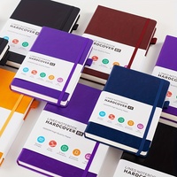 2024 Best-seller promotionnel 320 pages A5 B5 collège ligné Journal pour l'écriture couverture rigide en cuir doublé Journal cahier