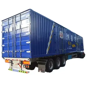 Customized Heavy Duty Steel Van Skeleton Semitrailer Wabco Brake System New Condition for Sale