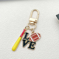 Porte-clés en alliage de zinc motif goutte d'huile de dessin animé, prix de compétition sportive, vente chaude transfrontalière, pendentif pour sac cadeau, impression numérique