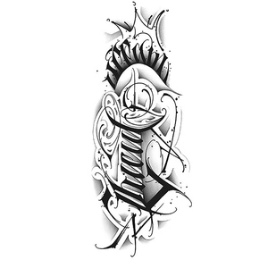 Autocollant de tatouage temporaire à manches courtes, imperméable, pour le visage et le corps, design artistique, tenue 15 jours - Product Image 5