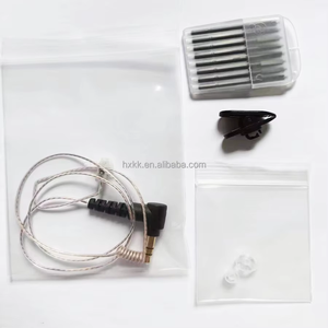 Auriculares con cable de 3.5mm/2.5mm para escuchar música, auriculares pequeños para teléfono móvil, auriculares ocultos para radio bidireccional - Product Image 4