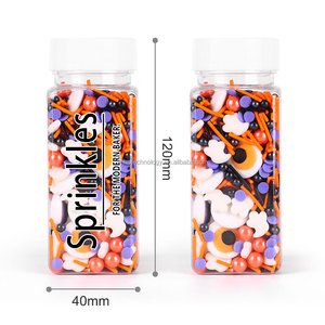 Hot 100g Spooky Mix arrose avec des yeux <span class=keywords><strong>Jumbo</strong></span> pressé bonbons gâteau arrose en gros pour Halloween biscuits Cupcakes fête friandises - Product Image 3