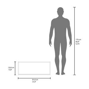 Archivador flotante DB negro con puerta corredera - Product Image 6