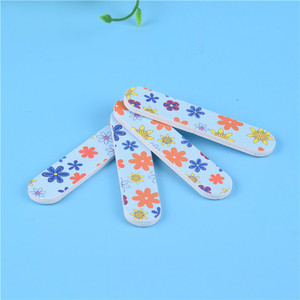 Wholesale Small 9Cm Mini Nail File 180/180 Colorful Double Sided Emery Boards Design Sandpaper Plastic Manicure Tools for Beauty