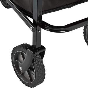 Carrito de cochecito de vagón de acero plegable de fábrica con logotipo personalizado de <span class=keywords><strong>5</strong></span> pulgadas, carro de Camping para jardín al aire libre - Product Image 6