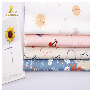 Langak Design carino Per bambini 100 cotone organico <span class=keywords><strong>abbigliamento</strong></span> tessuto stampato Per chilo all'ingrosso - Product Image 1