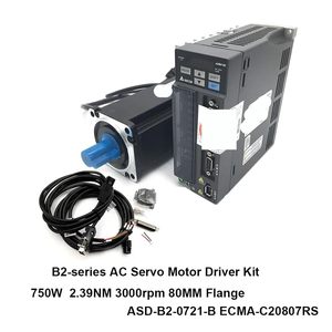 Kit de Motor Servo Duocara 220VAC 500W 2.39NM 3000rpm con Freno ASD-B2-0721-B - Product Image 2