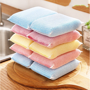 <span class=keywords><strong>Éponge</strong></span> de cuisine haute qualité, absorption d'eau, lot de 3, <span class=keywords><strong>éponge</strong></span> de nettoyage en plastique transparent avec fil métallique - Product Image 3
