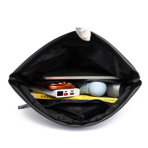 Bolso Bandolera de Fin de Semana para Hombre con Diseño de Logotipo Personalizado, Bolso de Cintura para Trabajo y Fitness, Bolso Cruzado de Nylon Negro, Riñonera para Hombre - Product Image 4