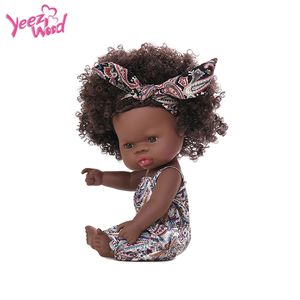 Muñeca realista de silicona para bebés, juguete de cuerpo completo de vinilo personalizado, de color negro - Product Image 5