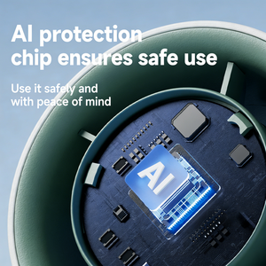 Mini ventilador portátil de 100 velocidades, recargable por USB, 4000mAh, refrigeración de alta velocidad, pequeño ventilador para coche personal - Product Image 6