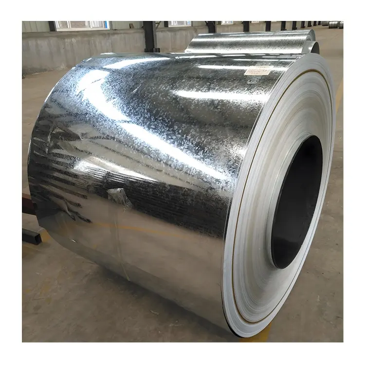 Z275 plaque de bande de fer en rouleau de zinc bobine gi tôle d'acier galvanisé bobine d'acier galvanisé pour toiture de construction