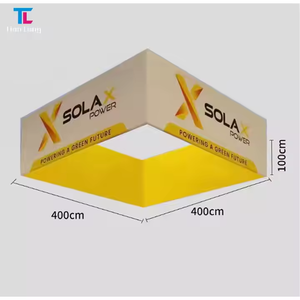 TianLang High Trade Show Custom Rectangular Trade Show Cartel colgante Soporte de exposición Banner Cartel de techo - Product Image 1