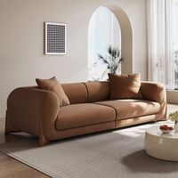 Juego de Sofás Ajustables de Estilo Japonés, Tapizado en Lana de Cordero Ecológica, Lavable, Desmontable, Color Crema, para Sala de Estar, Hospitales y Escuelas