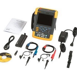 ออสซิลโลสโคปดิจิตอลสี Fluke 190-504-III ขนาด 270x190x70 มม. พร้อมแบตเตอรี่สำหรับการทดสอบทางไฟฟ้า - Product Image 3