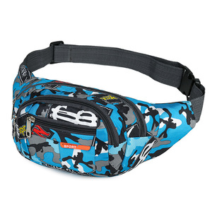 Riñonera cruzada de moda con estampado personalizado, de poliéster, con cierre de cremallera, unisex, impermeable - Product Image 4