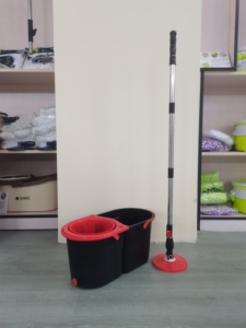 Dễ Dàng Cuộc Sống <span class=keywords><strong>360</strong></span> Độ Xoay Sợi Nhỏ Lau Pad Với Ma Thuật Quay Dễ Dàng-Làm Sạch Nhựa Giỏ Xử Lý Cho Nhà Bếp Phòng Khách - Product Image 4