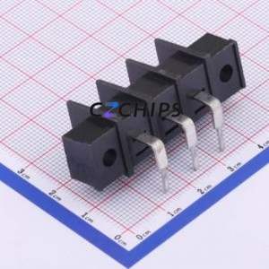KF45RM-9.5-3P Barrier Terminal Block Bent Lead Through Hole,P=9.5mm Connector Two Sides 9.5mm 1x3P Right Angle Pin - Product Image 2