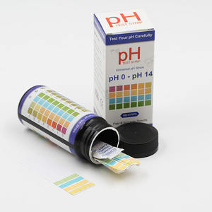 Kit de bandelettes de test de <span class=keywords><strong>pH</strong></span> manuel Gamme 4.5-9.0/0-14 Appareil d'examen de l'acuité visuelle Matériau plastique pour test de <span class=keywords><strong>PH</strong></span> dans l'urine et l'eau - Product Image 3