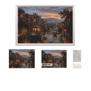 Rompecabezas de Papel Hecho a Mano de 1000 Piezas, Grueso y Colorido, Juguete Familiar Educativo para Niños con Empaque en Caja de Color - Product Image 5