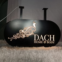 Boîte d'éclairage LED personnalisée Boîtes lumineuses publicitaires Boîte en acrylique double face Enseigne commerciale