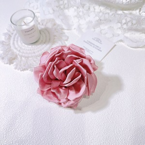 11CM Style coréen trois dimensions fleur mariage Satin épingle à cheveux Rose cheveux accessoires fée élégance postiche pivoine fleur - Product Image 2