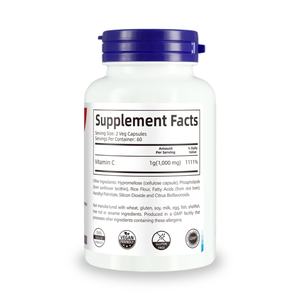 Suplemento de Vitamina C de Alta Calidad que Apoya un Sistema Inmunológico Saludable, Suplemento Vitamínico para Adultos, Cápsulas de Vitamina C - Product Image 2